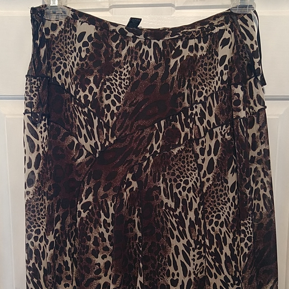 Animal print Boot skirt